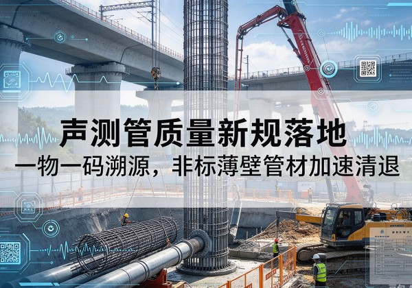遵义声测管质量新规落地，一物一码溯源，非标薄壁管材加速清退