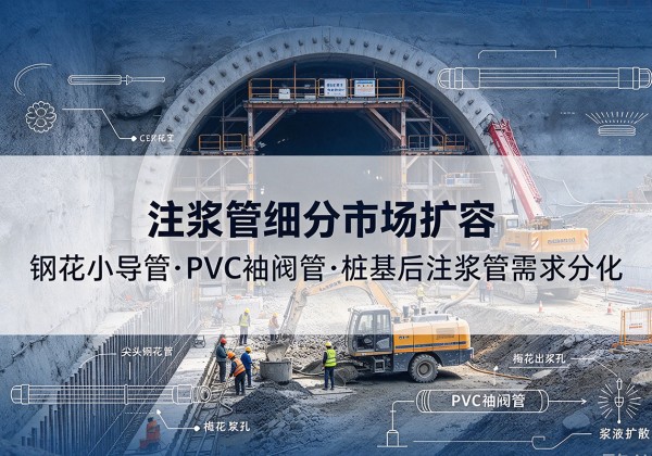 遵义注浆管细分市场扩容，隧道钢花小导管、PVC 袖阀管、桩基后注浆管需求分化
