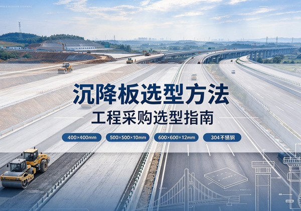 遵义沉降板选择方法